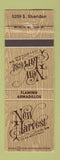 Matchbook Cover - New Harvest Restaurant WEAR