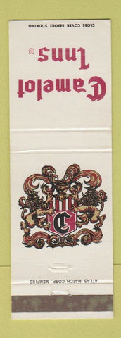 Matchbook Cover - Camelot Inns Little Rock AR Tulsa OK