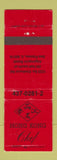 Matchbook Cover - Hong Kong Chef Des Plaines IL WEAR