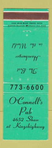 Matchbook Cover - O'Connell's Pub