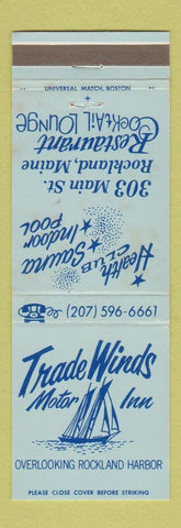 Matchbook Cover - Trade Winds Motor Inn Rockland ME WEAR