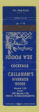 Matchbook Cover - Callahan's Riverside House Essex MA