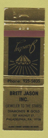 Matchbook Cover - Brett Jason Jewelry Philadelphia PA