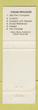 Matchbook Cover - Port D'Italy Italian Restaurant Marina Del Rey CA
