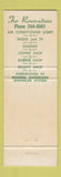 Matchbook Cover - Hotel Cory Denver Colorado