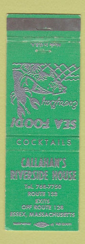Matchbook Cover - Callahan's Riverside House Essex MA