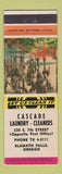 Matchbook Cover - Cascade Laundry Cleaners Klamath Falls OR
