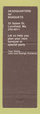 Matchbook Cover - Kernwood Lynnfield MA