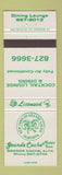 Matchbook Cover - Grande Cache Motor Inn Grande Cache AB