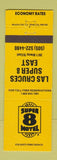 Matchbook Cover - Super 8 Motel Las Cruces NM