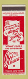 Matchbook Cover - Hotel Ithaca NY