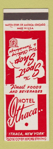 Matchbook Cover - Hotel Ithaca NY