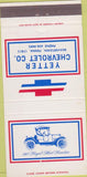 Matchbook Cover - Yetter Chevrolet Beavertown PA 30 Strike