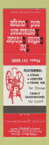 Matchbook Cover - The Coffee Grinder Restaurant and Lounge Forest Grove OR