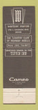 Matchbook Cover - Writer's Manor Denver Colorado