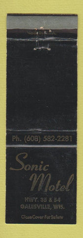 Matchbook Cover - Socit Motel Galesville WI WEAR