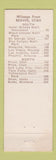 Matchbook Cover - Ponderosa Restaurant Beaver UT WEAR