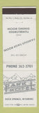 Matchbook Cover - Park L Hotel Rock Springs WY