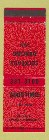 Matchbook Cover - Goodtimes Lounge Omaha NE