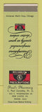 Matchbook Cover - Paul's Pharmacy drug store New Castle PA