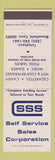 Matchbook Cover - Self Service Sales Corp Bloomfield CT vending
