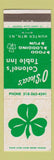 Matchbook Cover - O'Shea's Colonel's Table Inn Hunter Mountain NY