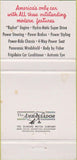 Matchbook Cover - Oldsmobile Rocket Union Motors Lewisburg PA 30 Strike