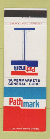 Matchbook Cover - Path Mark Super Markets Grocery