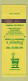 Matchbook Cover - Holiday Inn Staunton VA Viglione's WEAR