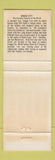 Matchbook Cover - Dodge City KS Tourism
