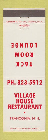 Matchbook Cover - Village House Restaurant Franconia NH