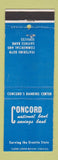 Matchbook Cover - Concord National Bank NH