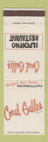 Matchbook Cover - Ilforno Restaurant East Lansing Berkley Kalamazoo Manistee MI