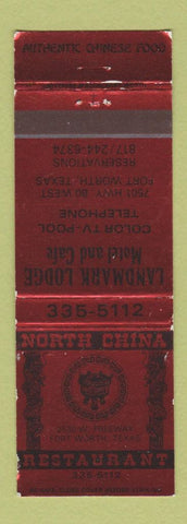 Matchbook Cover - Landmark Lodge Motel Cafe Fort Worth TX WEAR