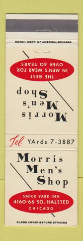 Matchbook Cover - Morris Men's Shop Clothes Chicago IL Levi's Jeans