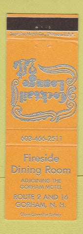 Matchbook Cover - Fireside Dining Room Gorham NH