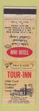 Matchbook Cover - Tour Inn Motor Court Restaurant New Castle DE