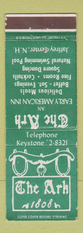Matchbook Cover - The Ark American Inn Jaffrey Center NH DD Bean