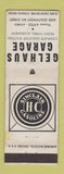 Matchbook Cover - Sinclair oil gas Gelhaus Garage Miami FL WEAR
