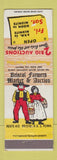 Matchbook Cover - Bristol Farmers Market Auction Bristol PA Amish
