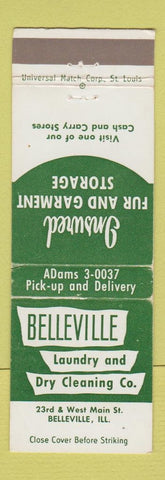 Matchbook Cover - Belleville Laundry Dry Cleaning IL