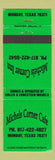 Matchbook Cover - Michels Corner Cafe Munday TX