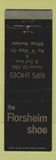 Matchbook Cover - Florsheim Shoes Rips Billings MT WEAR