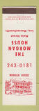 Matchbook Cover - Morgan House Lee MA