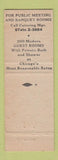 Matchbook Cover - Hotel Midland Chicago IL WEAR