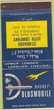 Matchbook Cover - Oldsmobile Rocket Standard Auto Louisville KY 30 Strike