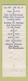 Matchbook Cover - Holiday Mountain Motor Lodge Rock Hill NY