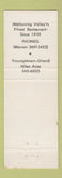 Matchbook Cover - Cafe 422 Warren's Youngstown Niles OH