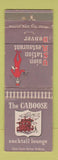 Matchbook Cover - The Caboose Denver Colorado Union Station WEAR