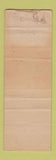 Matchbook Cover - Sol Frank Federal Matches LONG Brookline MA WORN